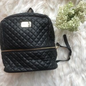 bebe - los angles - black backpack